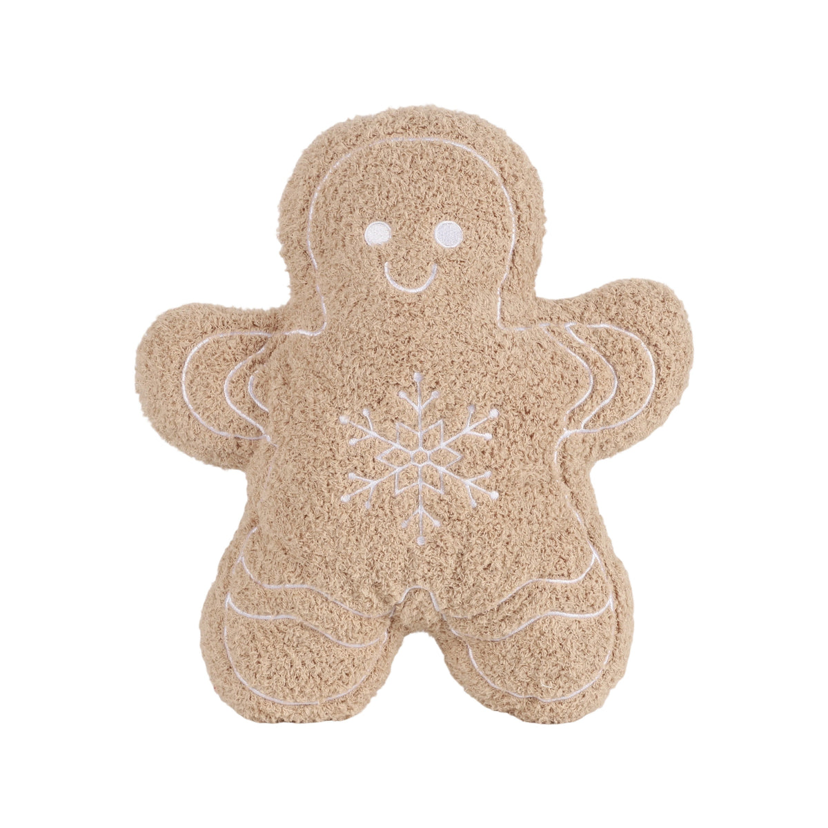 Gingerbread Cookie Throw Pillow