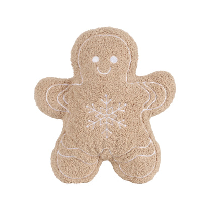 Gingerbread Cookie Throw Pillow