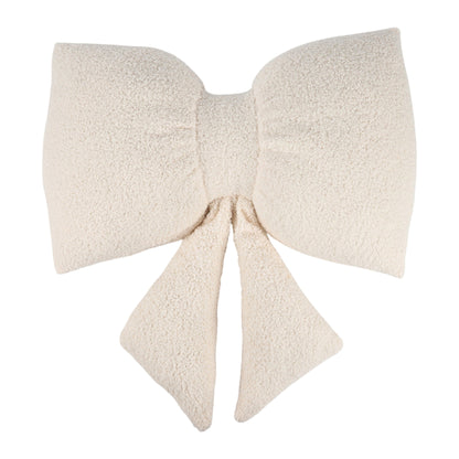 Boucle Bow Shaped Throw Pillow
