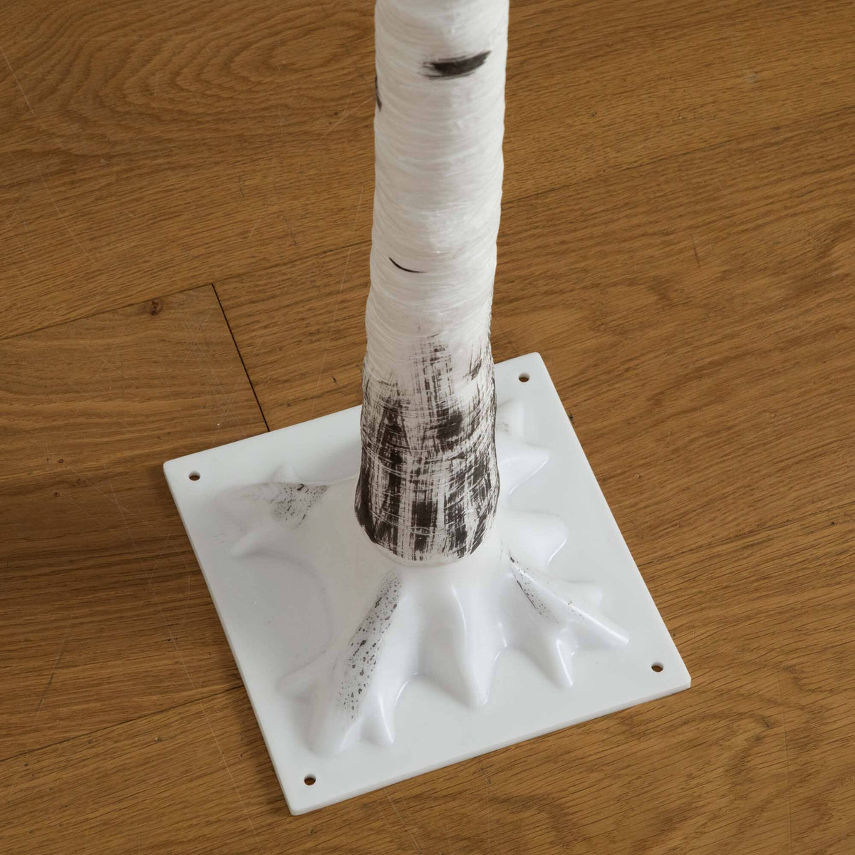6' Pre-Lit Artificial White Birch Tree with 400 Color Changing LED Lights