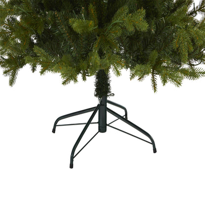 7' Belgium Fir “Natural Look” Artificial Christmas Tree with 500 Clear LED Lights