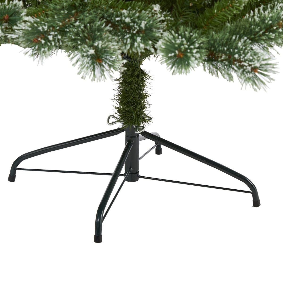 7' Wisconsin Slim Snow Tip Pine Artificial Christmas Tree with 400 Clear LED Lights