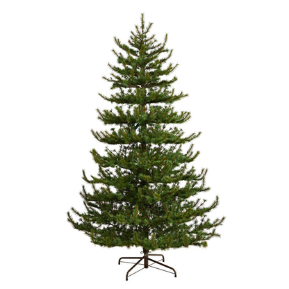 8' Vancouver Mountain Pine Artificial Christmas Tree with 650 Clear Lights and 2199 Bendable Branches