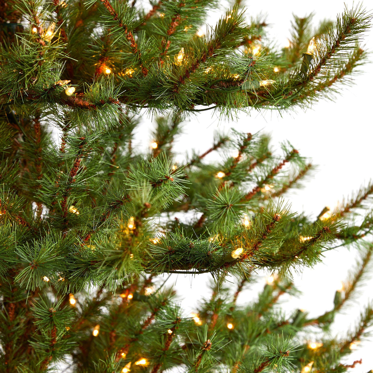 8' Vancouver Mountain Pine Artificial Christmas Tree with 650 Clear Lights and 2199 Bendable Branches