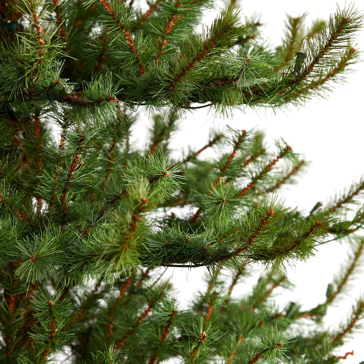8' Vancouver Mountain Pine Artificial Christmas Tree with 650 Clear Lights and 2199 Bendable Branches